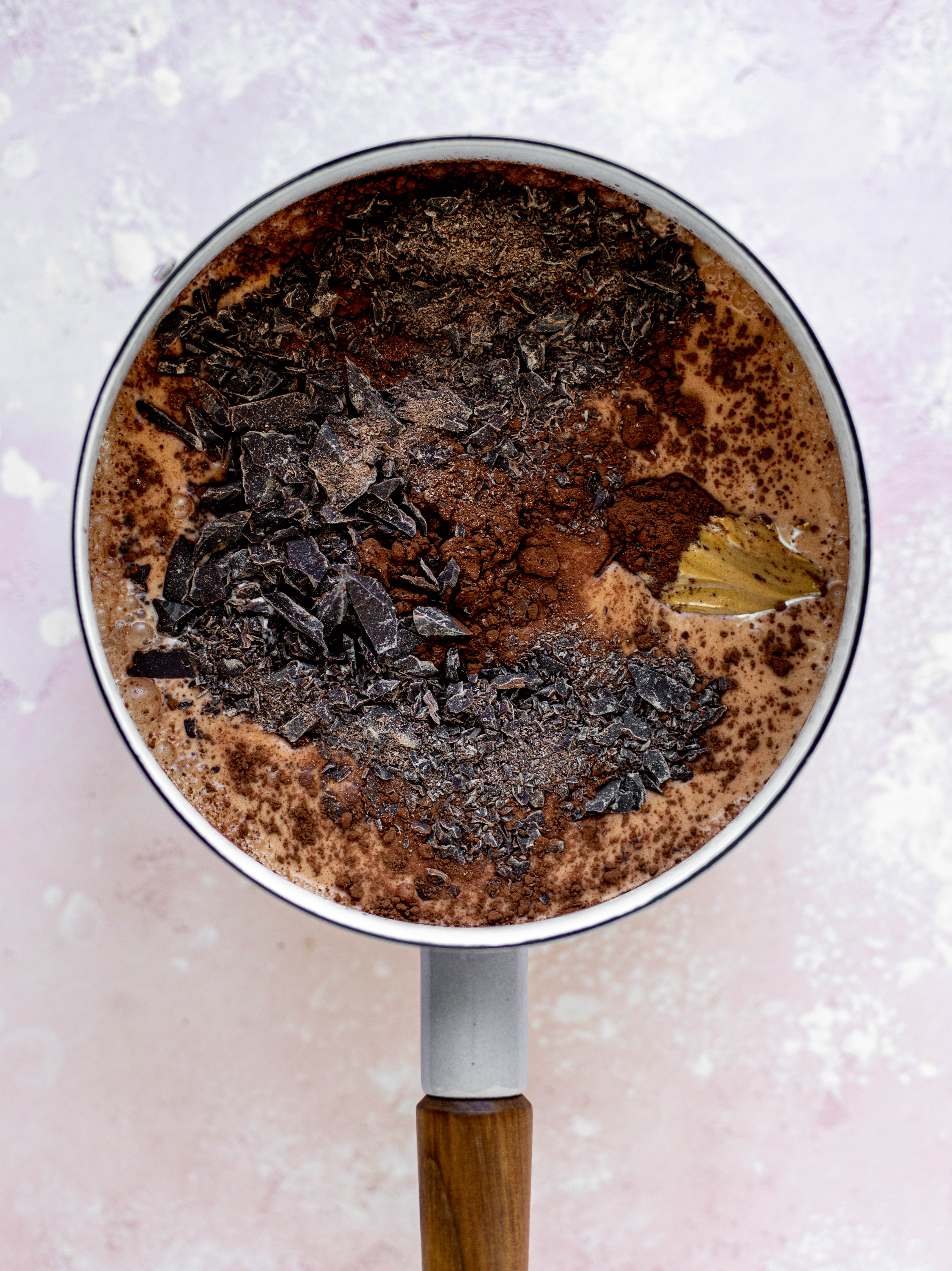 hot chocolate ready to make