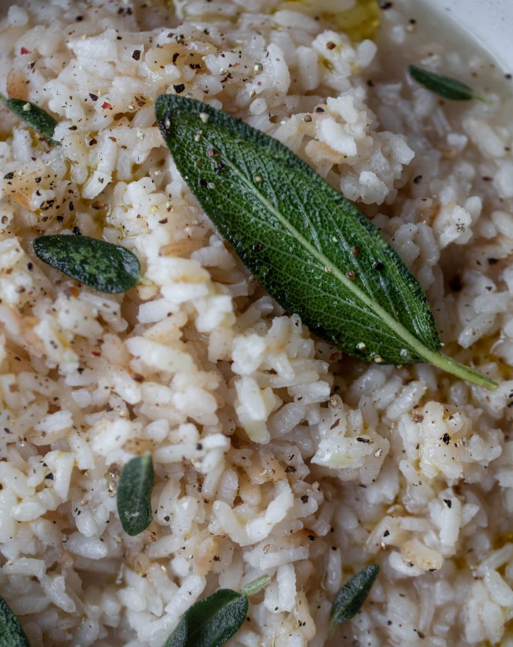 truffle sage risotto