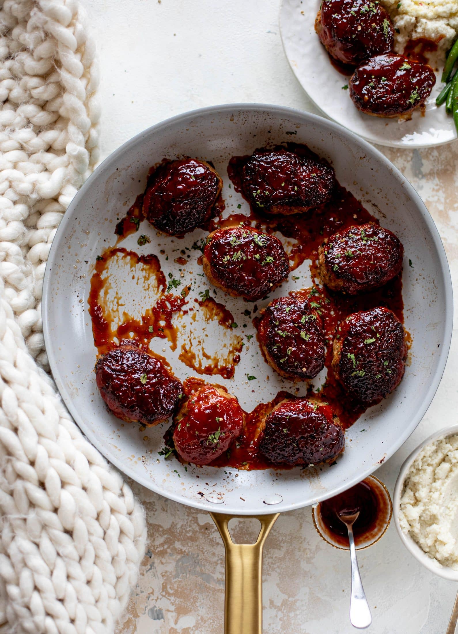 mini meatloaf skillet
