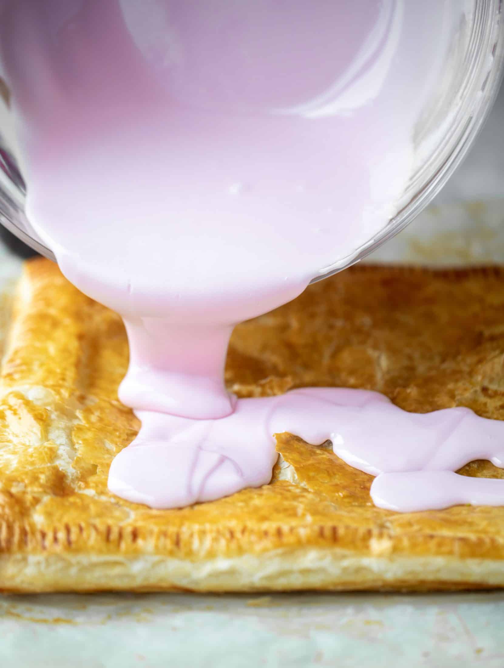This giant pop tart recipe can be made exclusively with ingredients in your freezer! I love to make a berry lavender flavor - so perfect for spring!