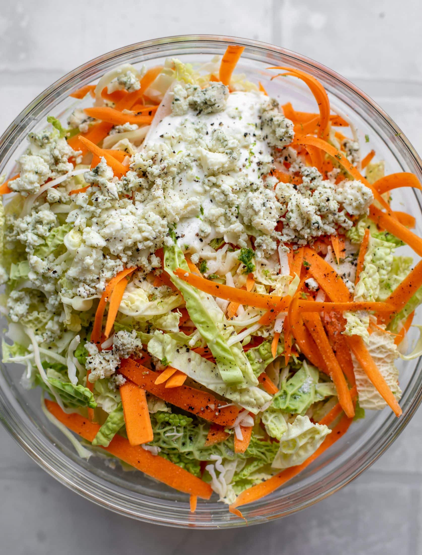 gorgonzola slaw
