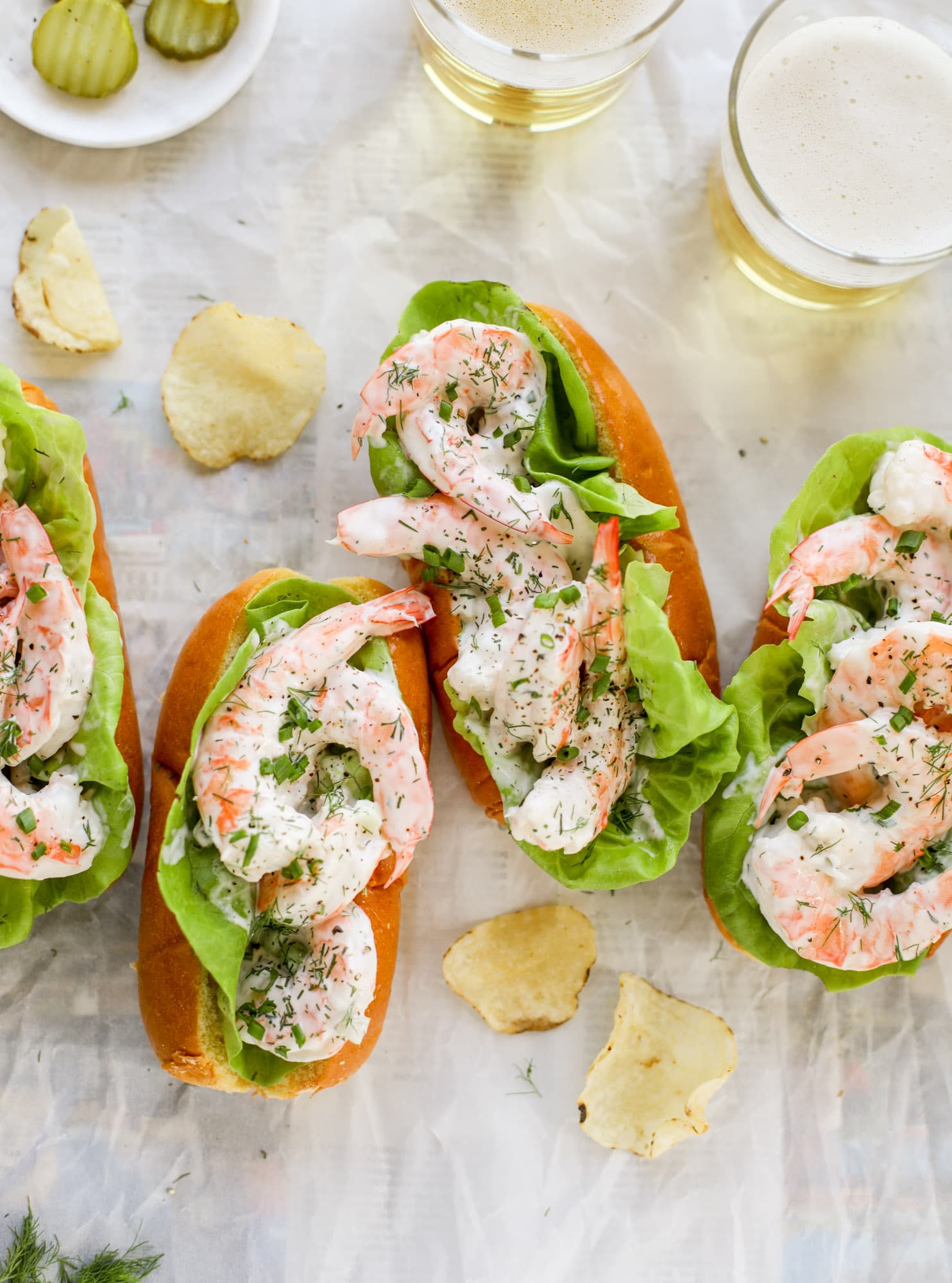 shrimp salad rolls + 23 mother's day recipes