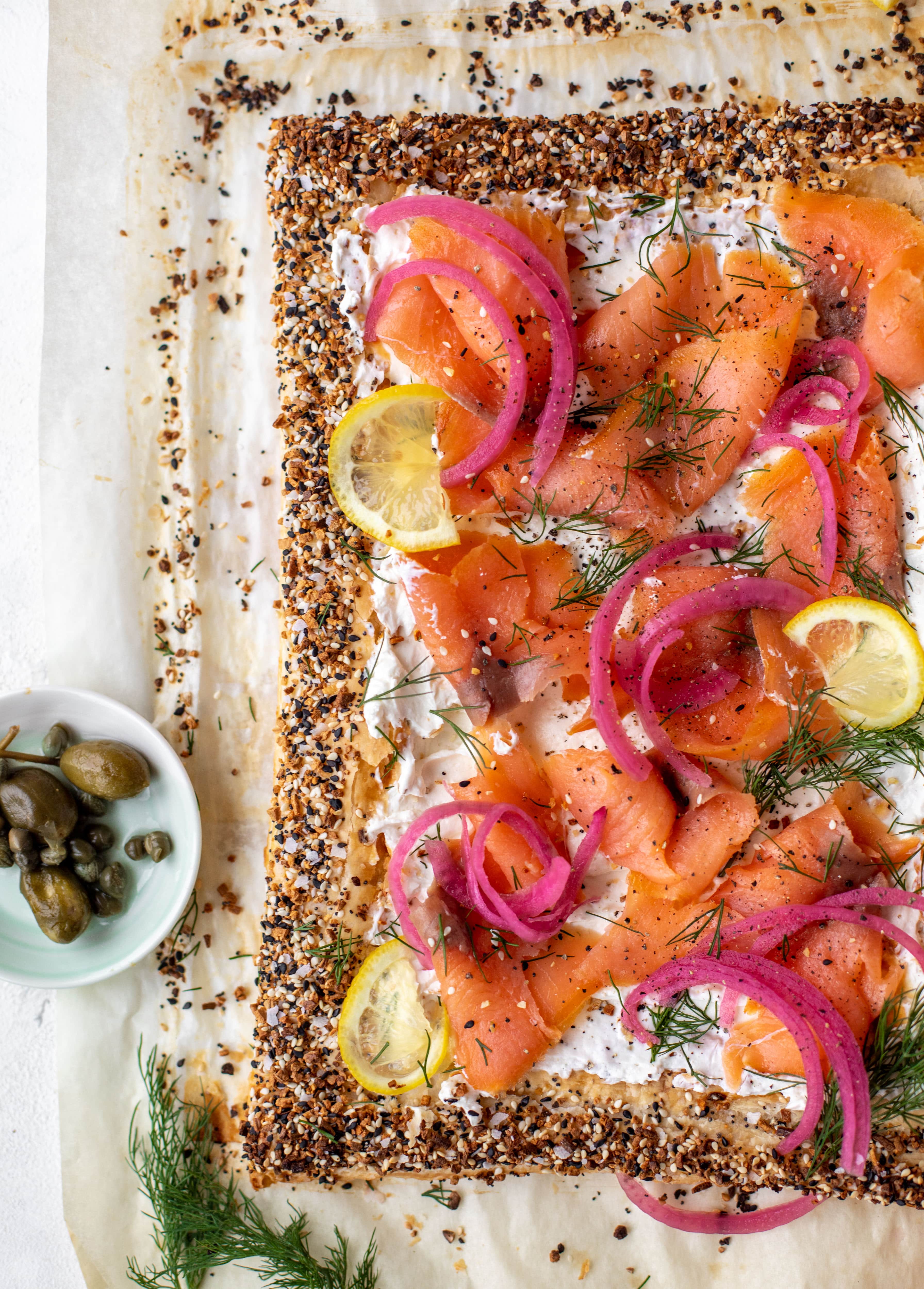 smoked salmon tart + 23 mother's day recipes
