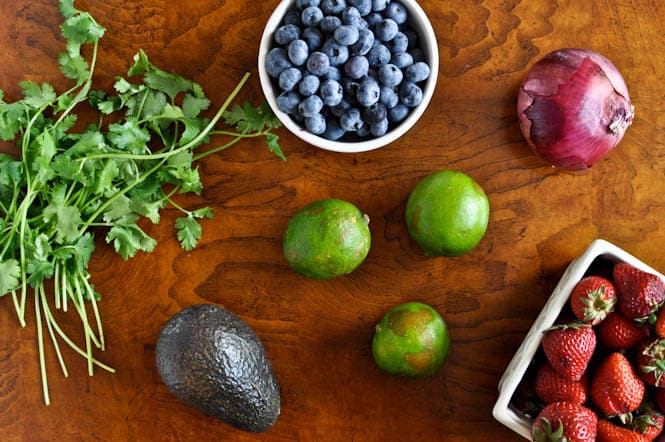 Blueberry Lime Salsa I howsweeteats.com Blueberry Lime Salsa I howsweeteats.com