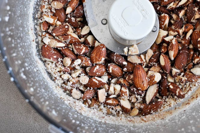 Dark Chocolate Macaroon Toasted Almond Butter I howsweeteats.com Dark Chocolate Macaroon Toasted Almond Butter I howsweeteats.com