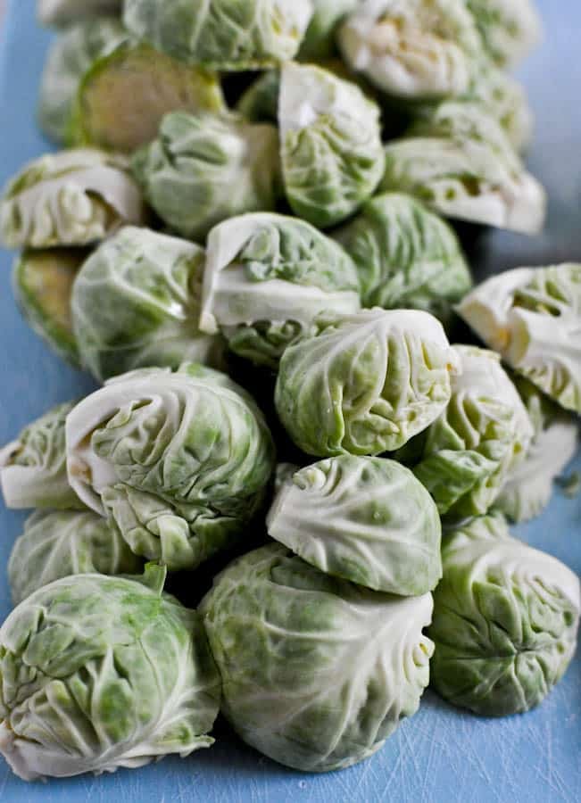 Pan Roasted Brussels Sprouts with Brown Butter and Toasted Pecans I howsweeteats.com Pan Roasted Brussels Sprouts with Brown Butter and Toasted Pecans I howsweeteats.com