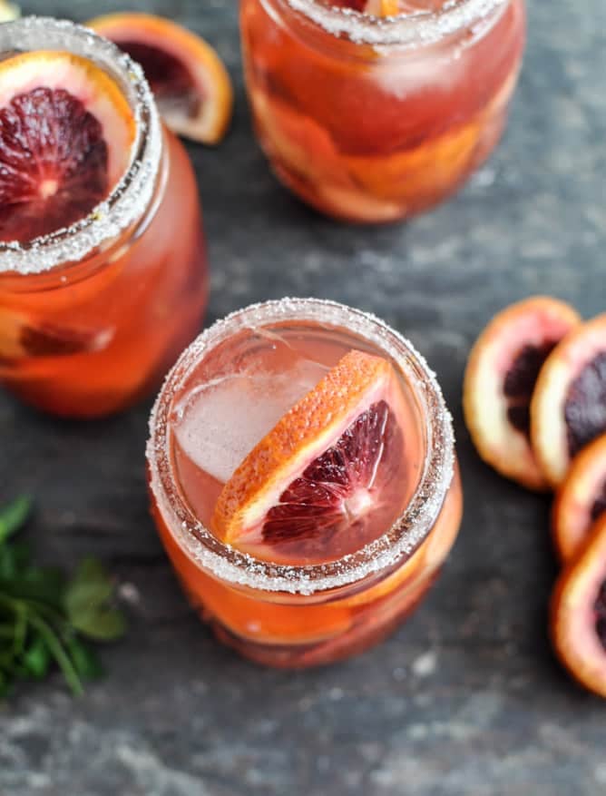Blood Orange Sangria I howsweeteats.com Blood Orange Sangria I howsweeteats.com
