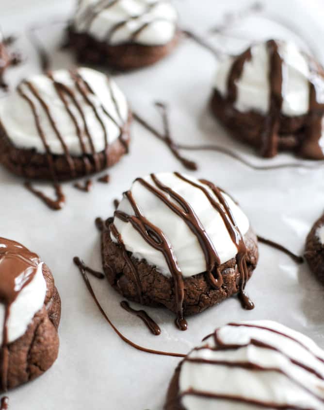 Peppermint Pattie Cookies I howsweeteats.com
