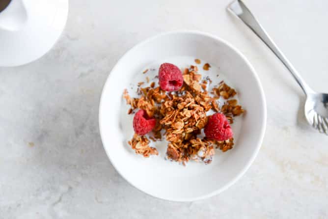 Coconut Butter Granola I howsweeteats.com