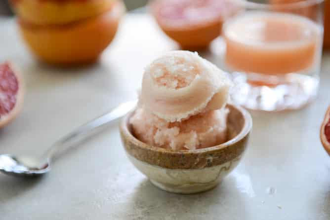 Grapefruit Sorbet I howsweeteats.com Grapefruit Sorbet I howsweeteats.com