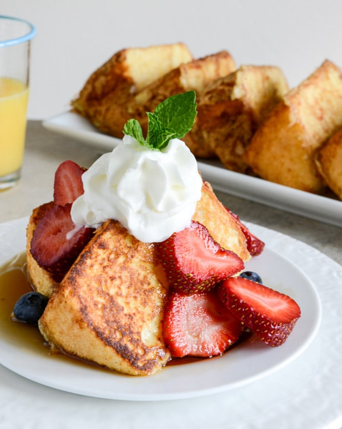 Angel Food French Toast I howsweeteats.com Angel Food French Toast I howsweeteats.com