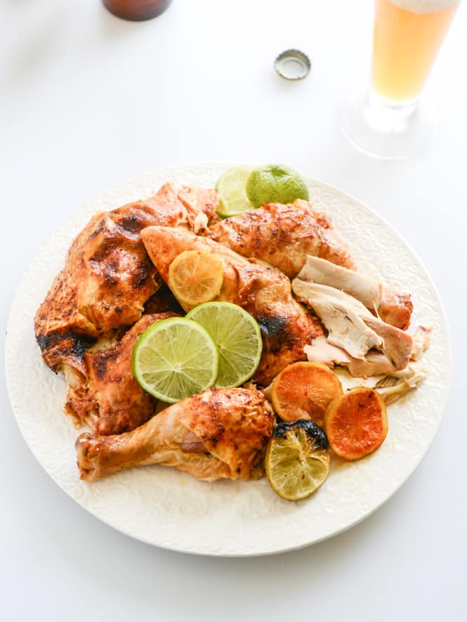 beer can chicken I howsweeteats.com