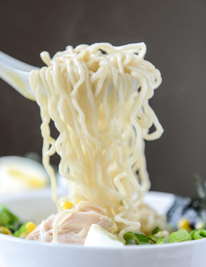 roasted chicken ramen I howsweeteats.com