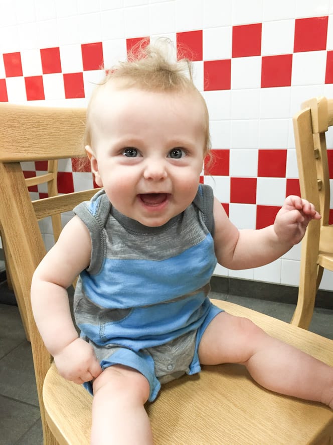 like with max: six and seven months I howsweeteats.com