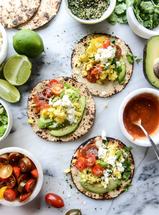 summer breakfast tacos I howsweeteats.com