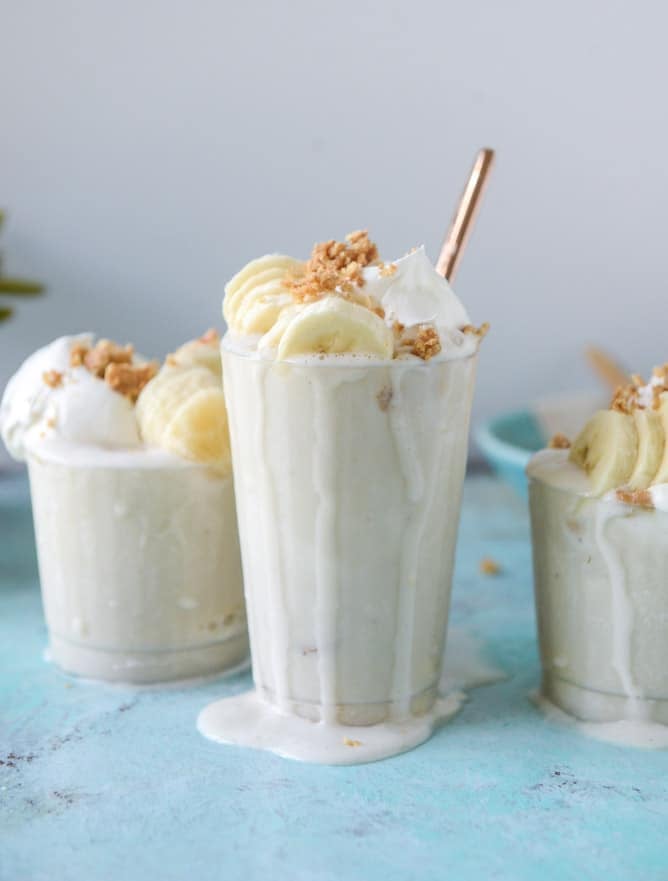 frozen vegan banana creams I howsweeteats.com