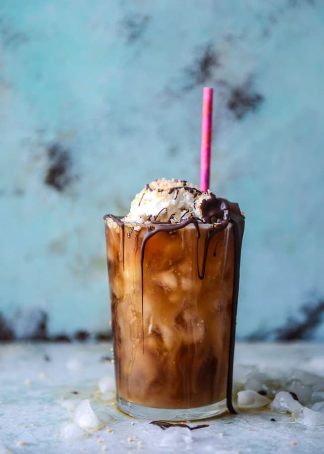 cold brew coffee soda floats I howsweeteats.com