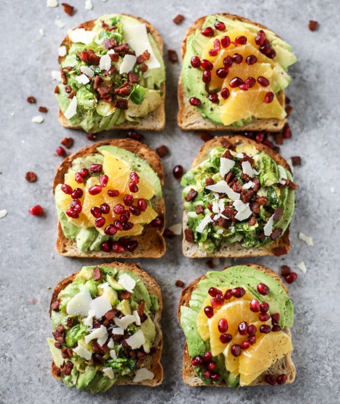 winter avocado toast, two ways + a video I howsweeteats.com