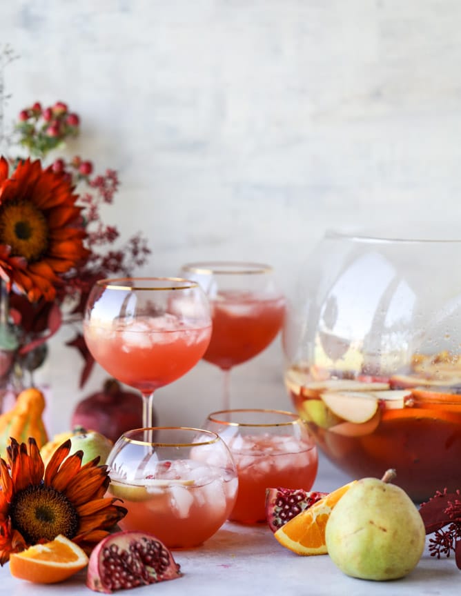 thanksgiving party punch I howsweeteats.com 