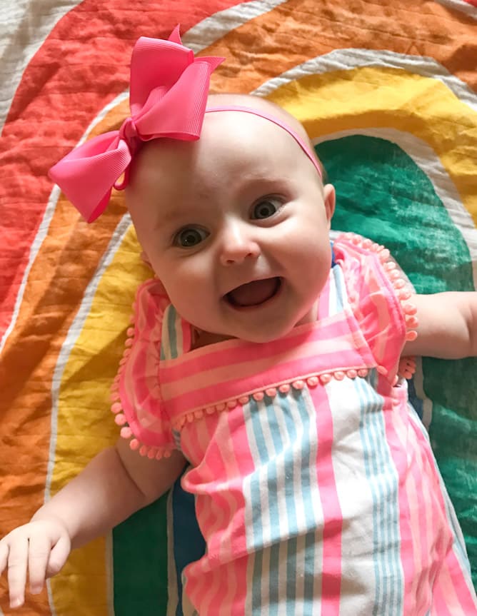 life with emilia at 6 months I howsweeteats.com