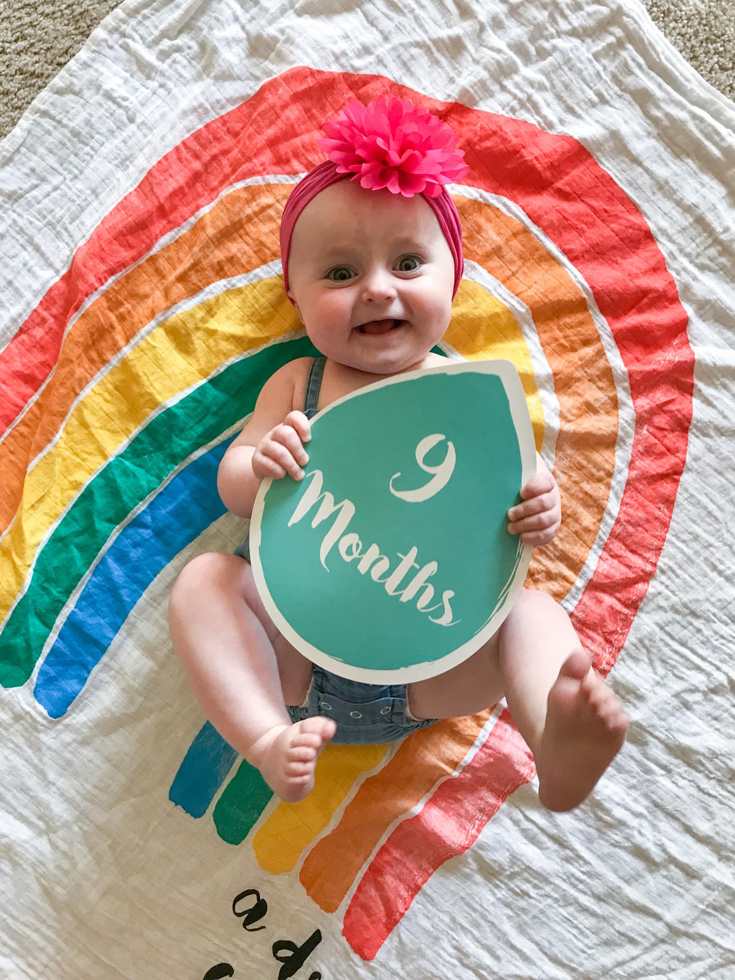 emilia at 9 months I howsweeteats.com