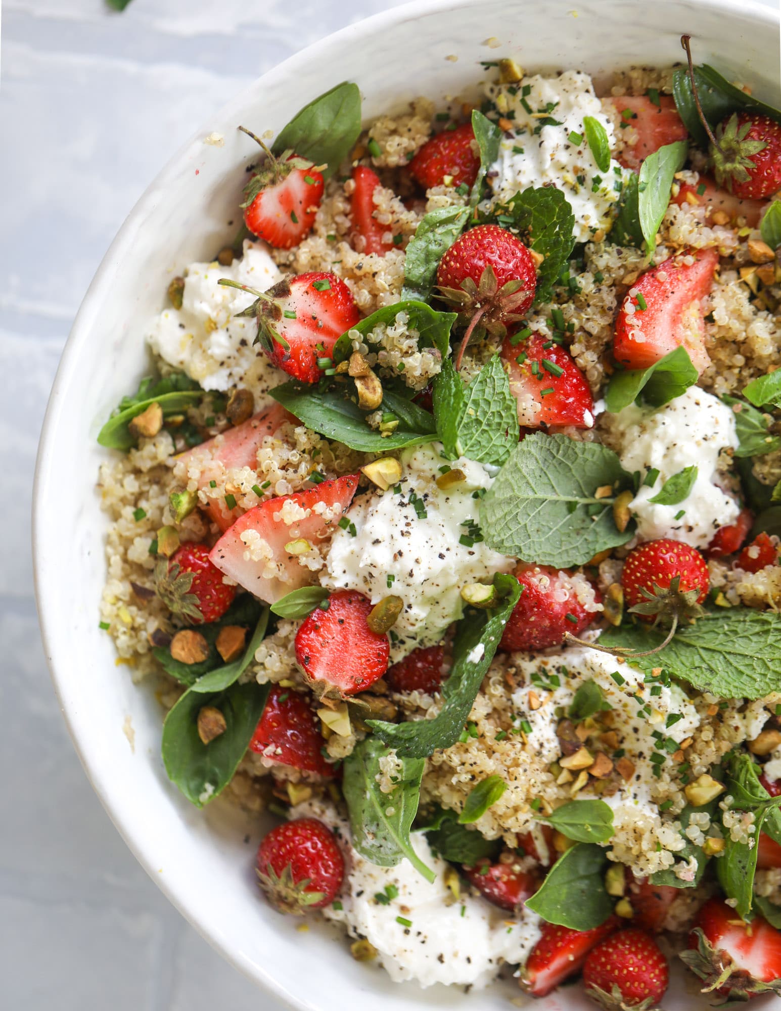 strawberry quinoa salad + 23 mother's day recipes