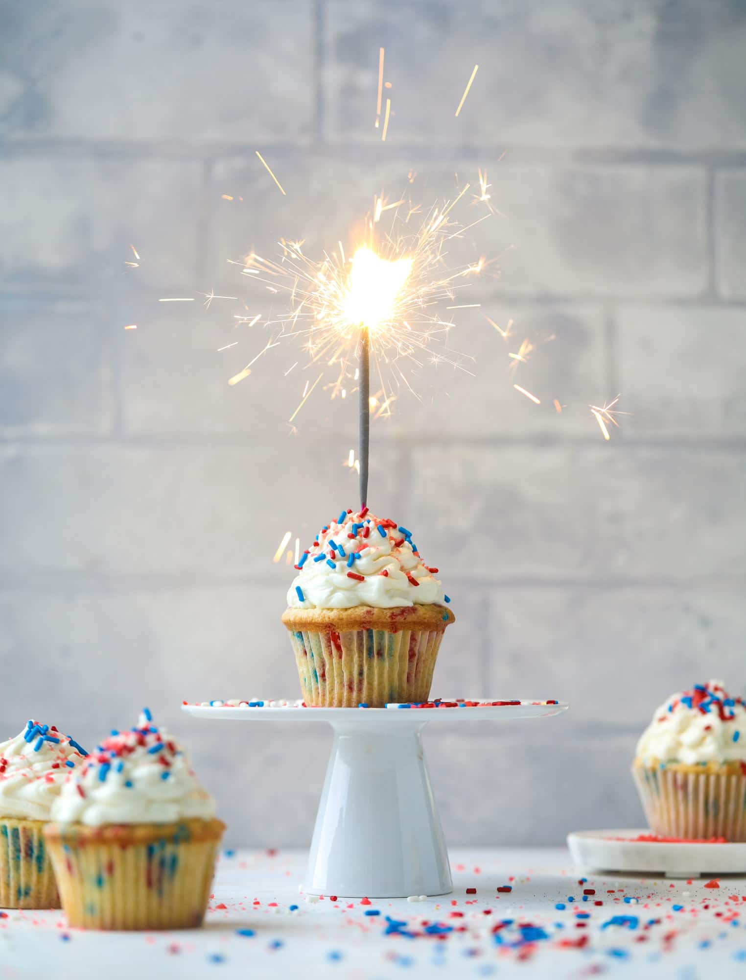 firecracker cupcakes