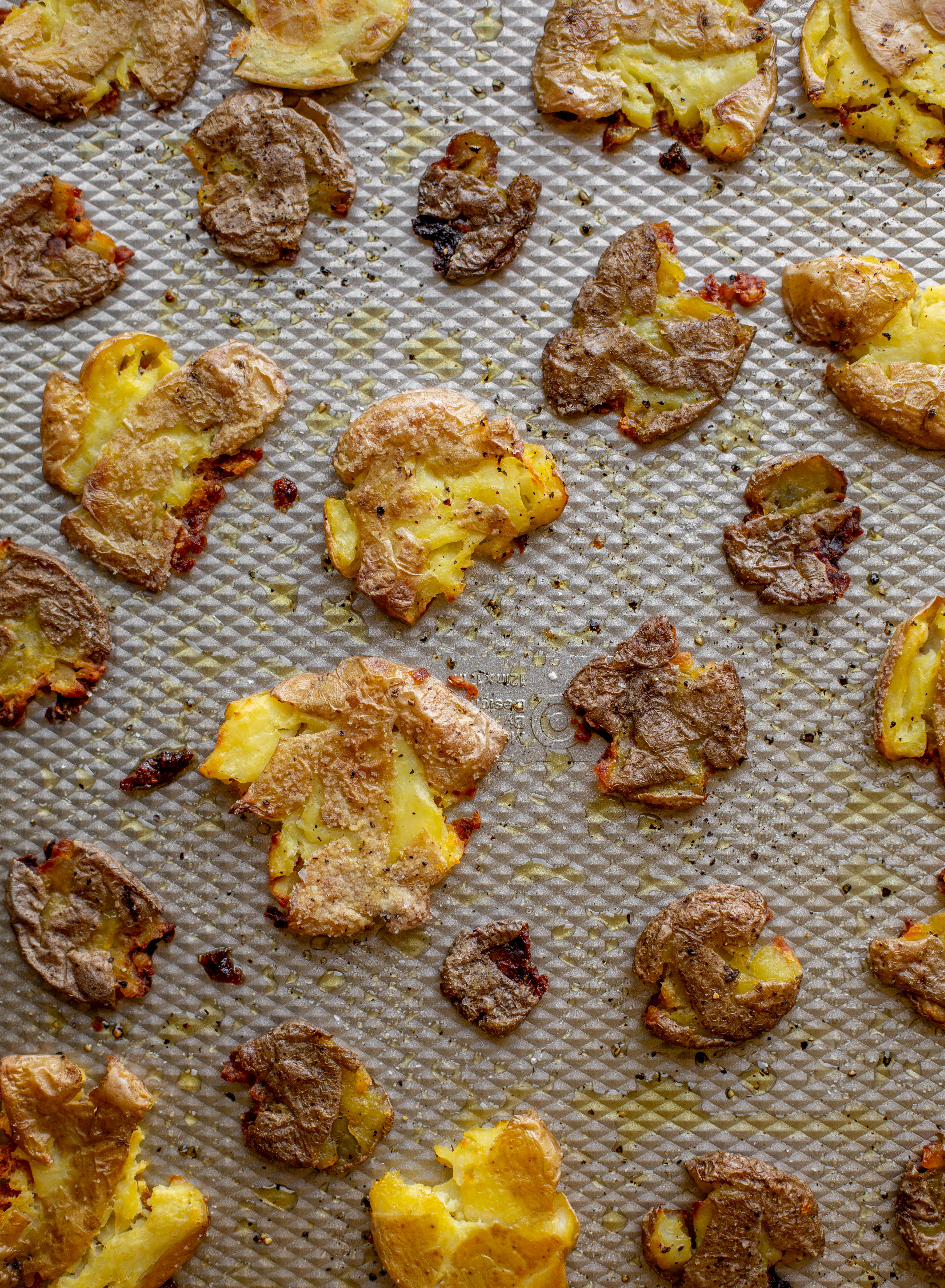 crispy smashed potatoes