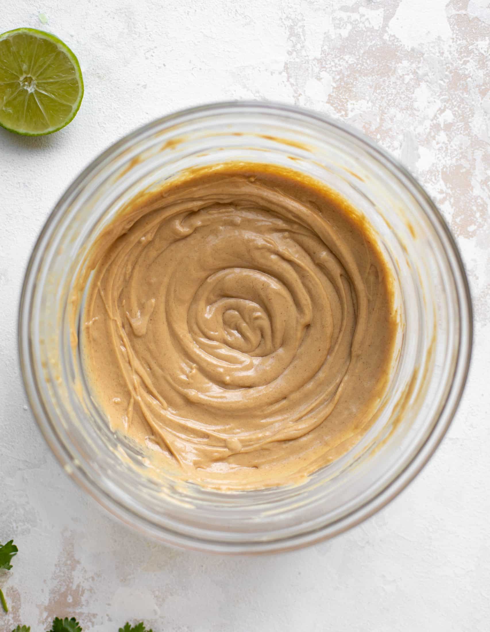 creamy peanut dipping sauce