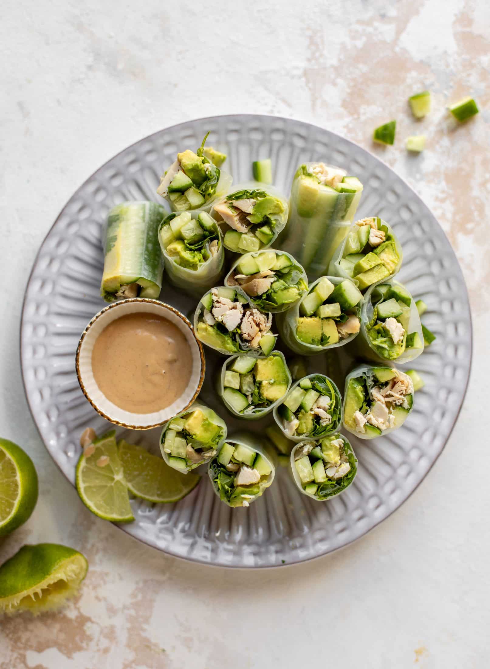 avocado summer rolls