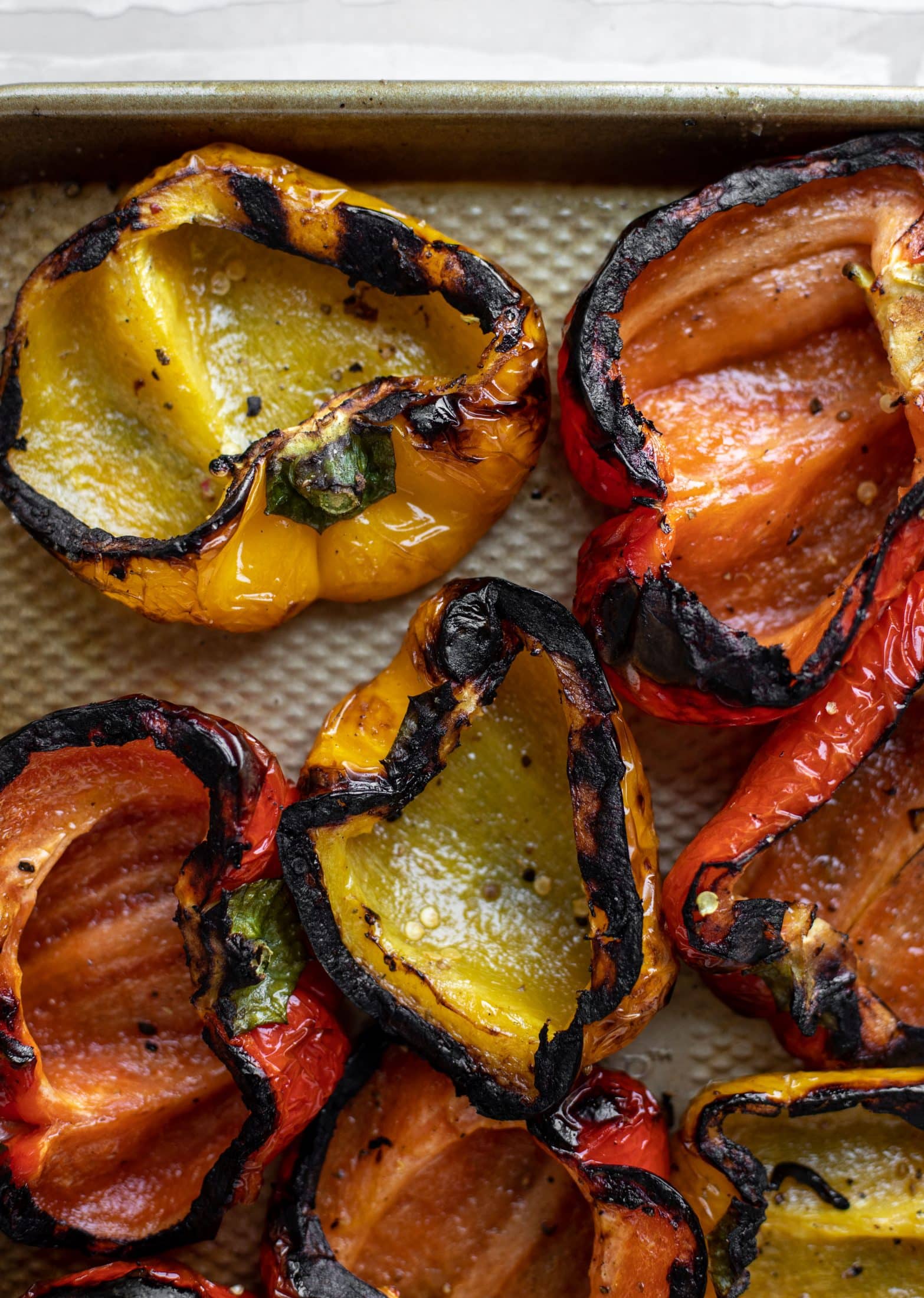 peppers right off the grill