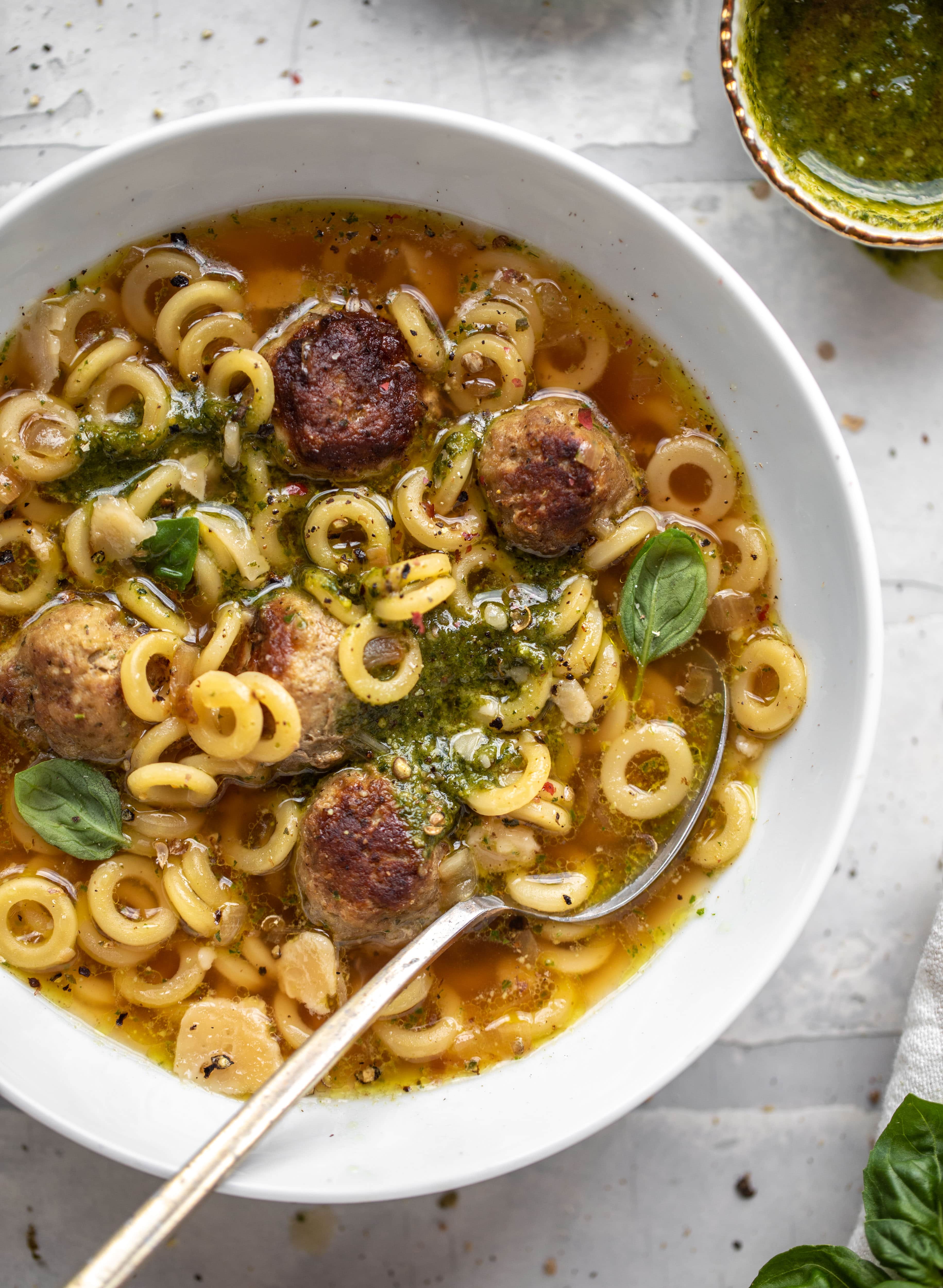 mini meatball soup and what to eat this week