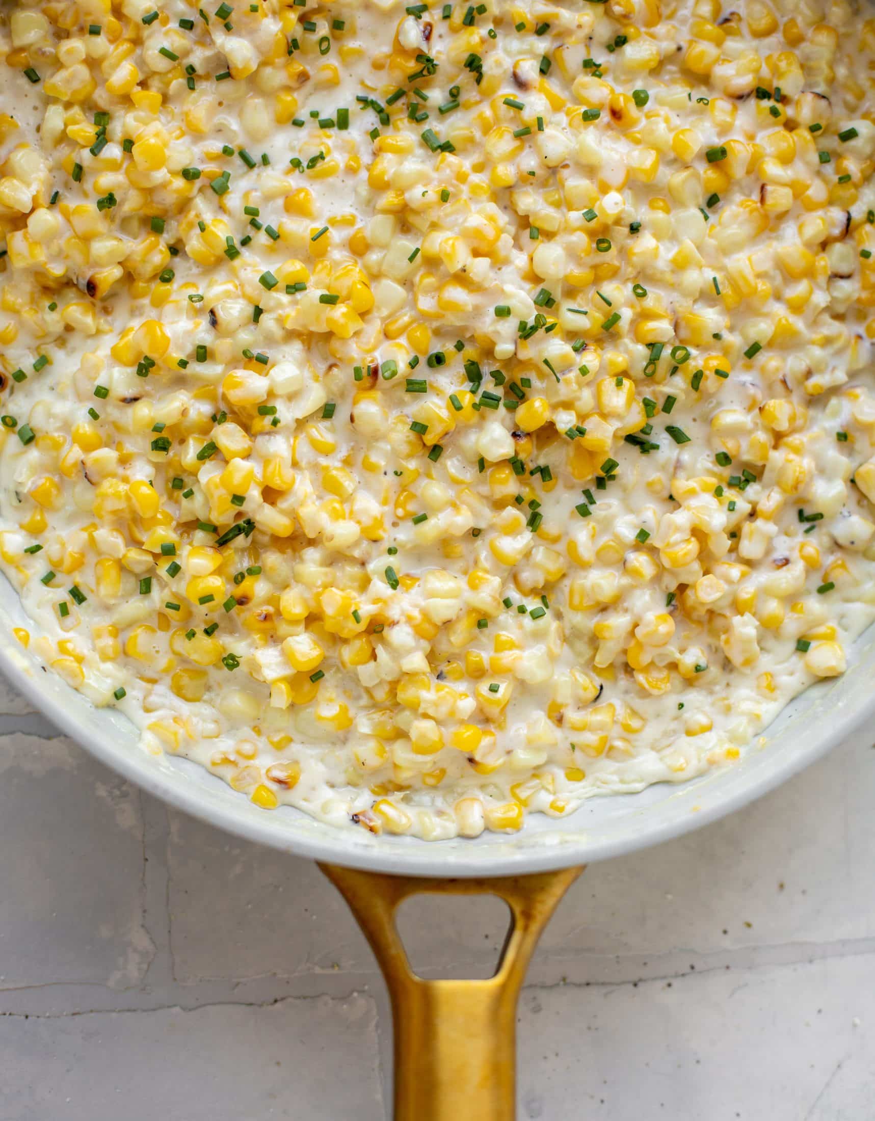 creamed grilled corn