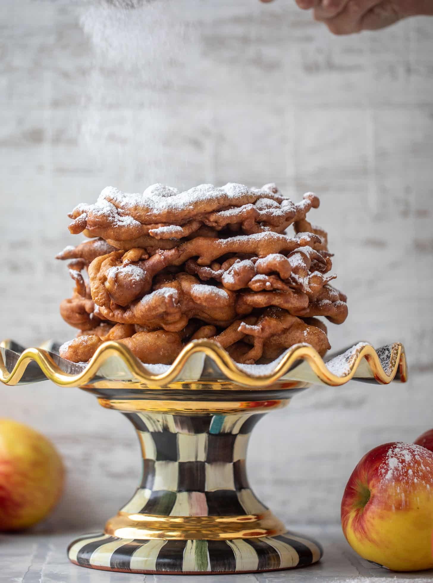 apple cider funnel cakes