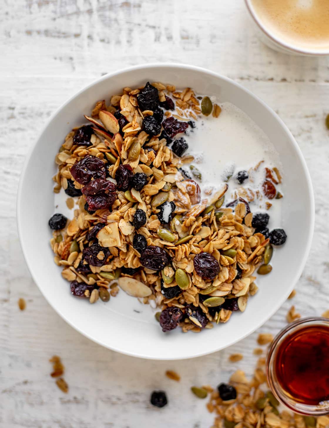 salted maple granola