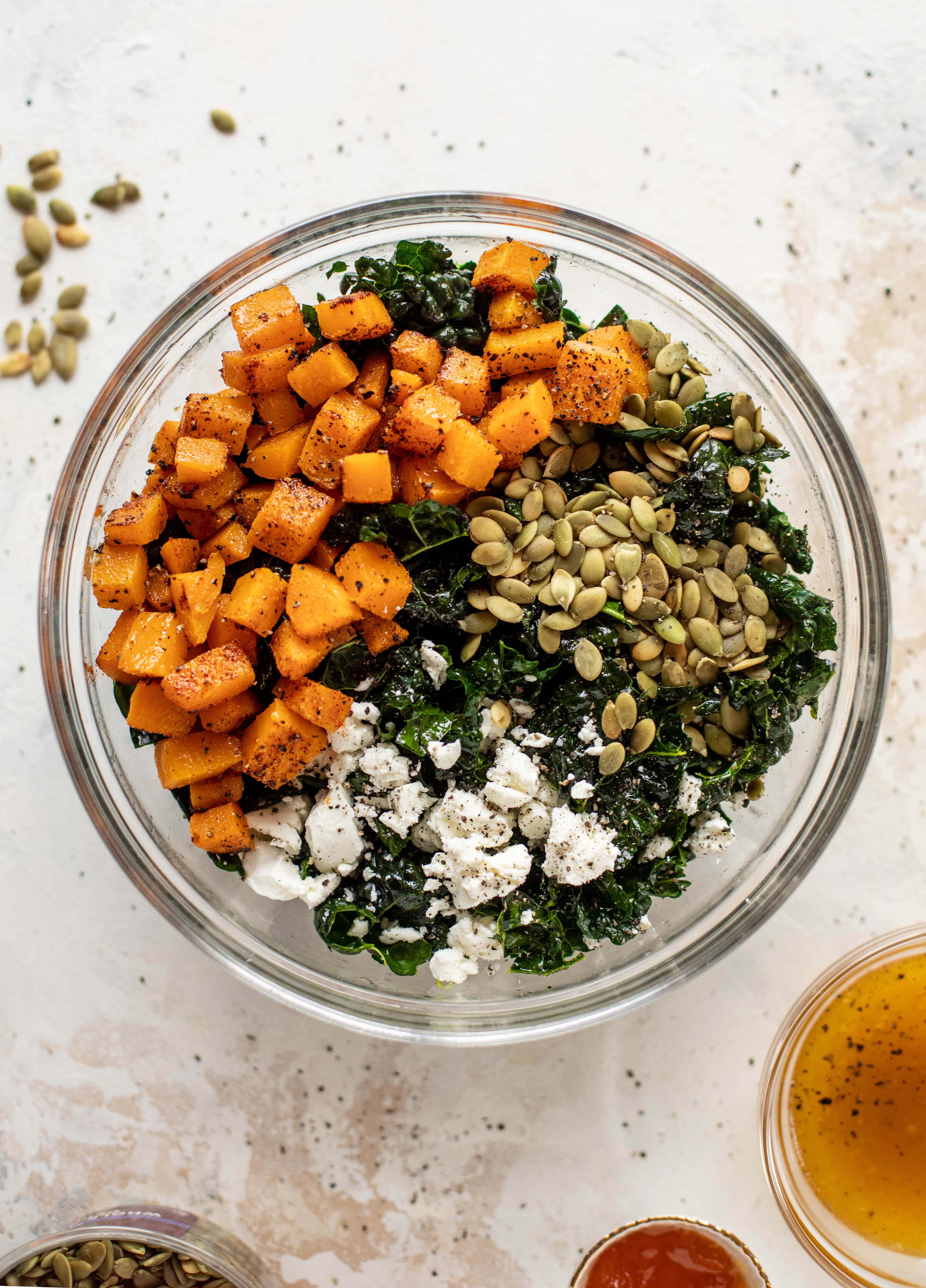 smoky butternut kale salad & 23 perfect halloween recipes