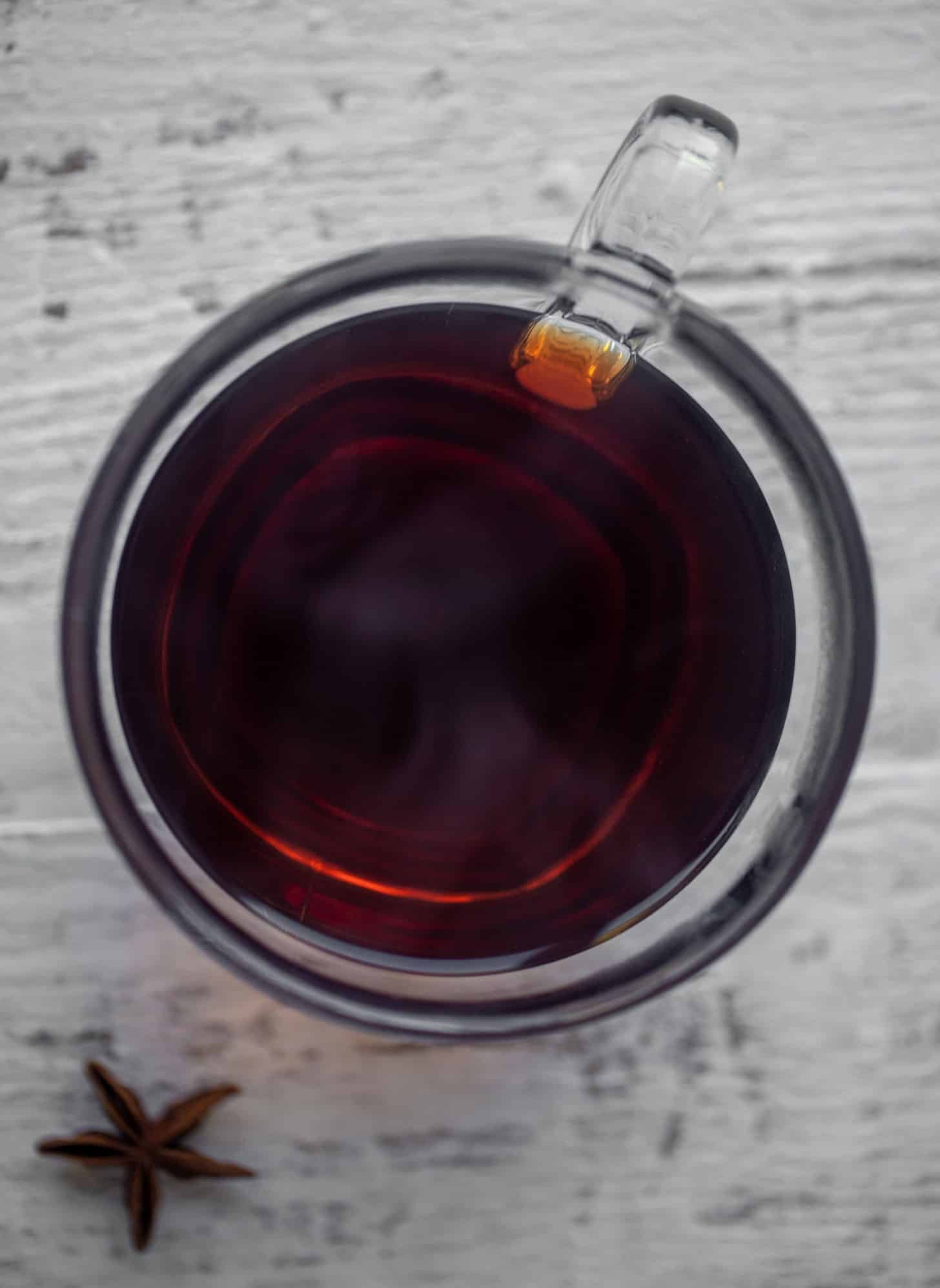hot pomegranate cider