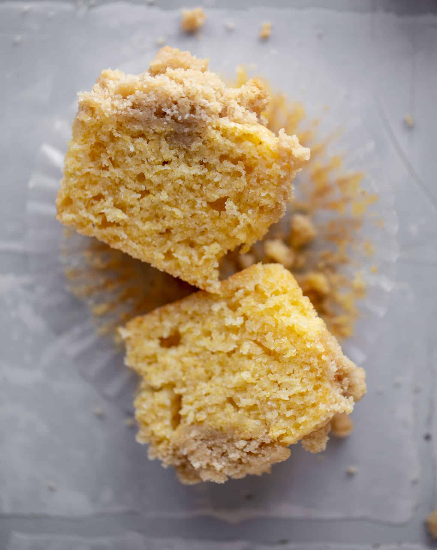 cornbread crumb muffins