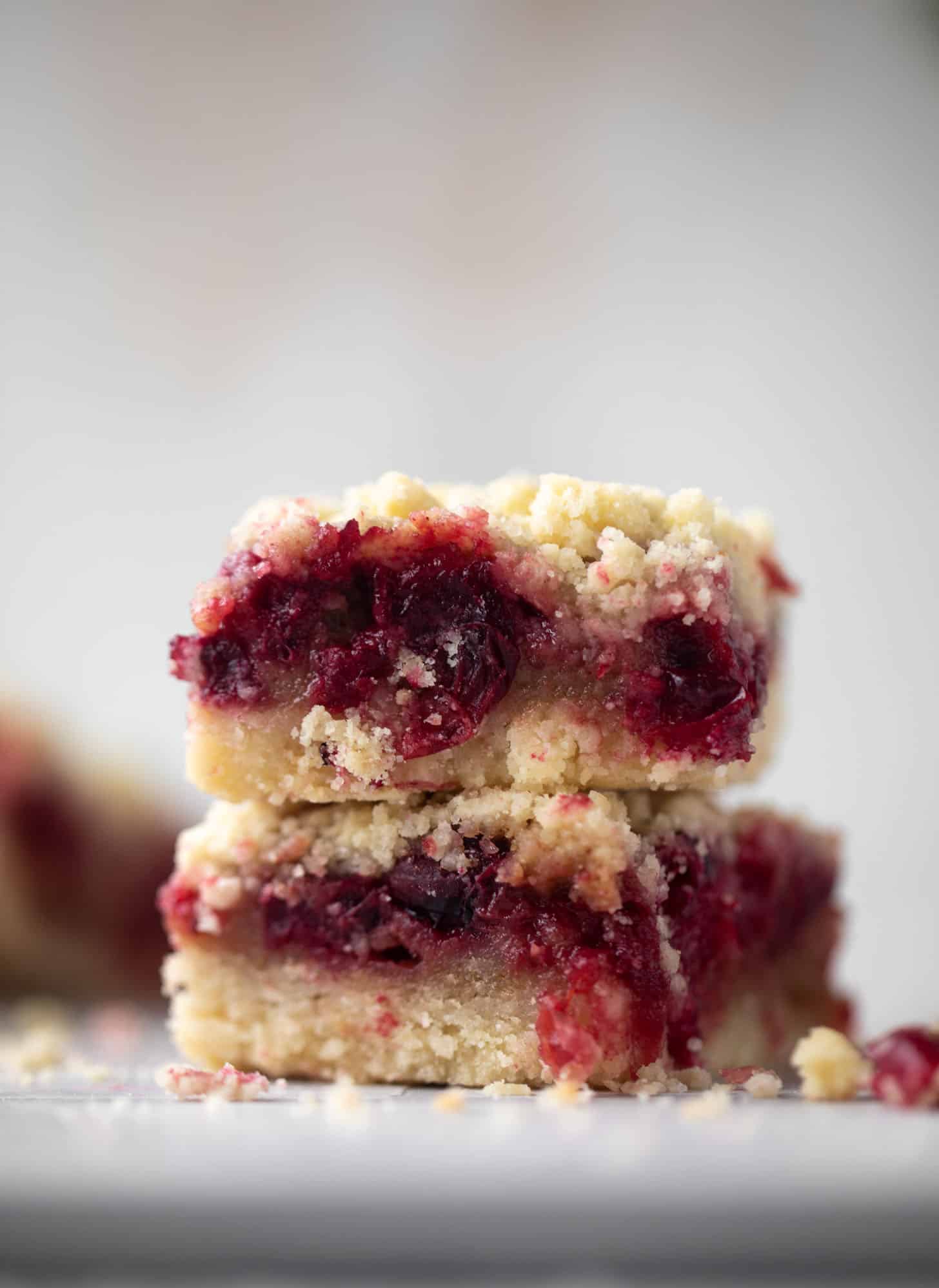 cranberry cobbler bars