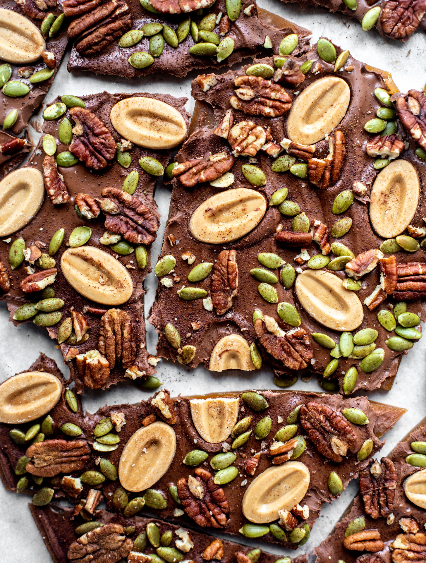 milk chocolate pumpkin buttercrunch