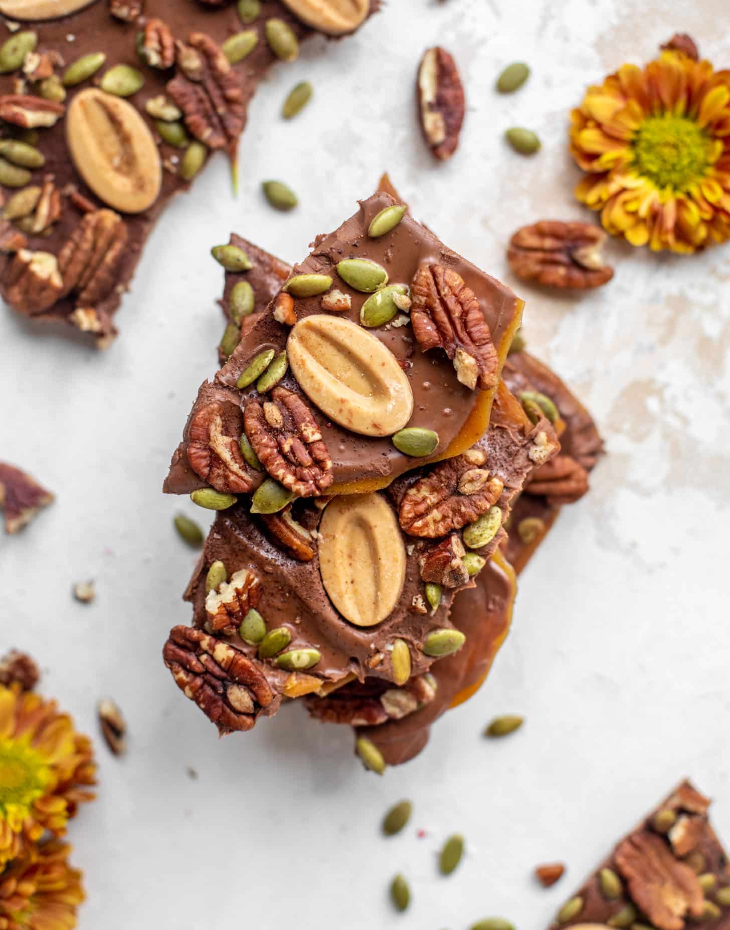 milk chocolate pumpkin buttercrunch