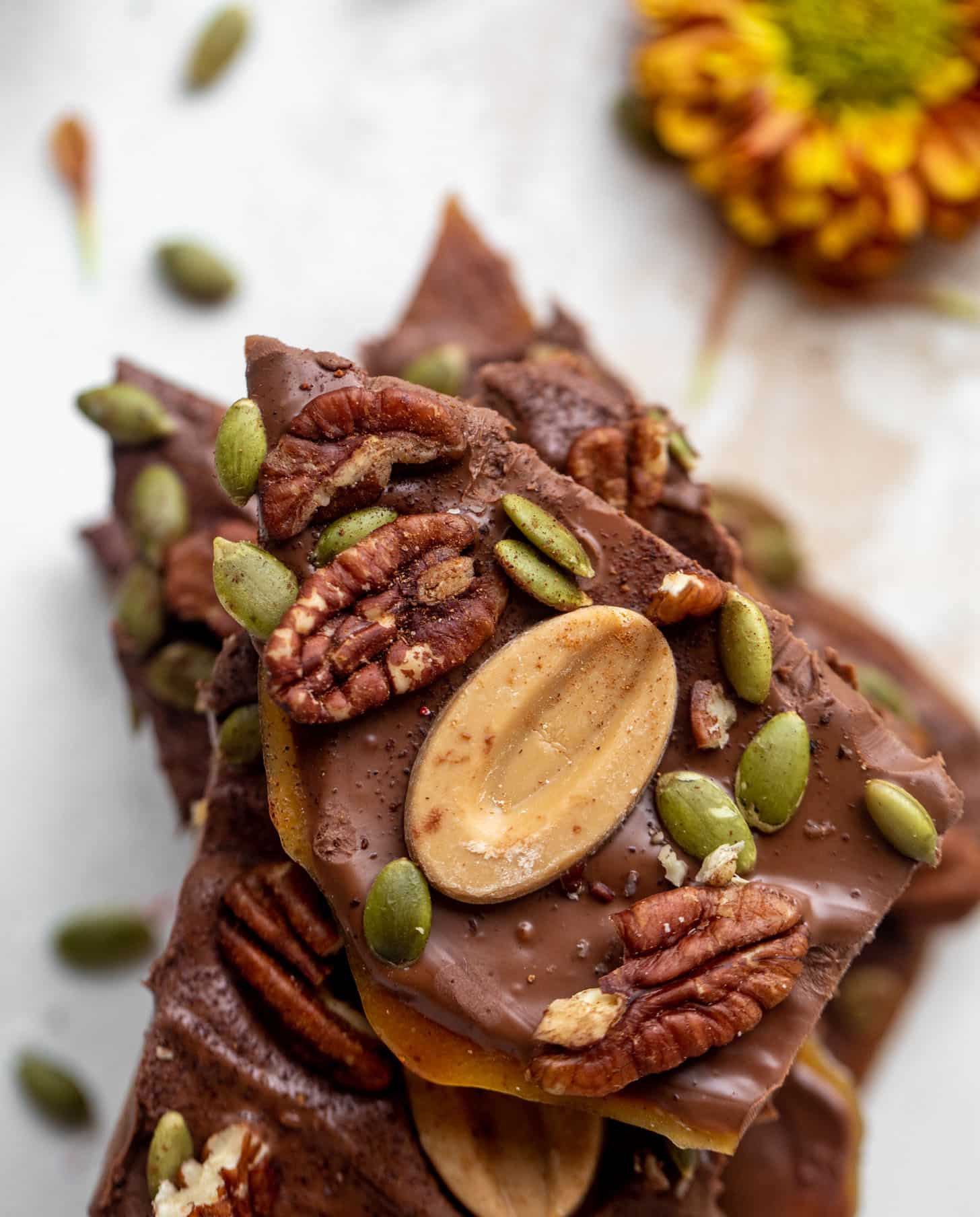 milk chocolate pumpkin buttercrunch
