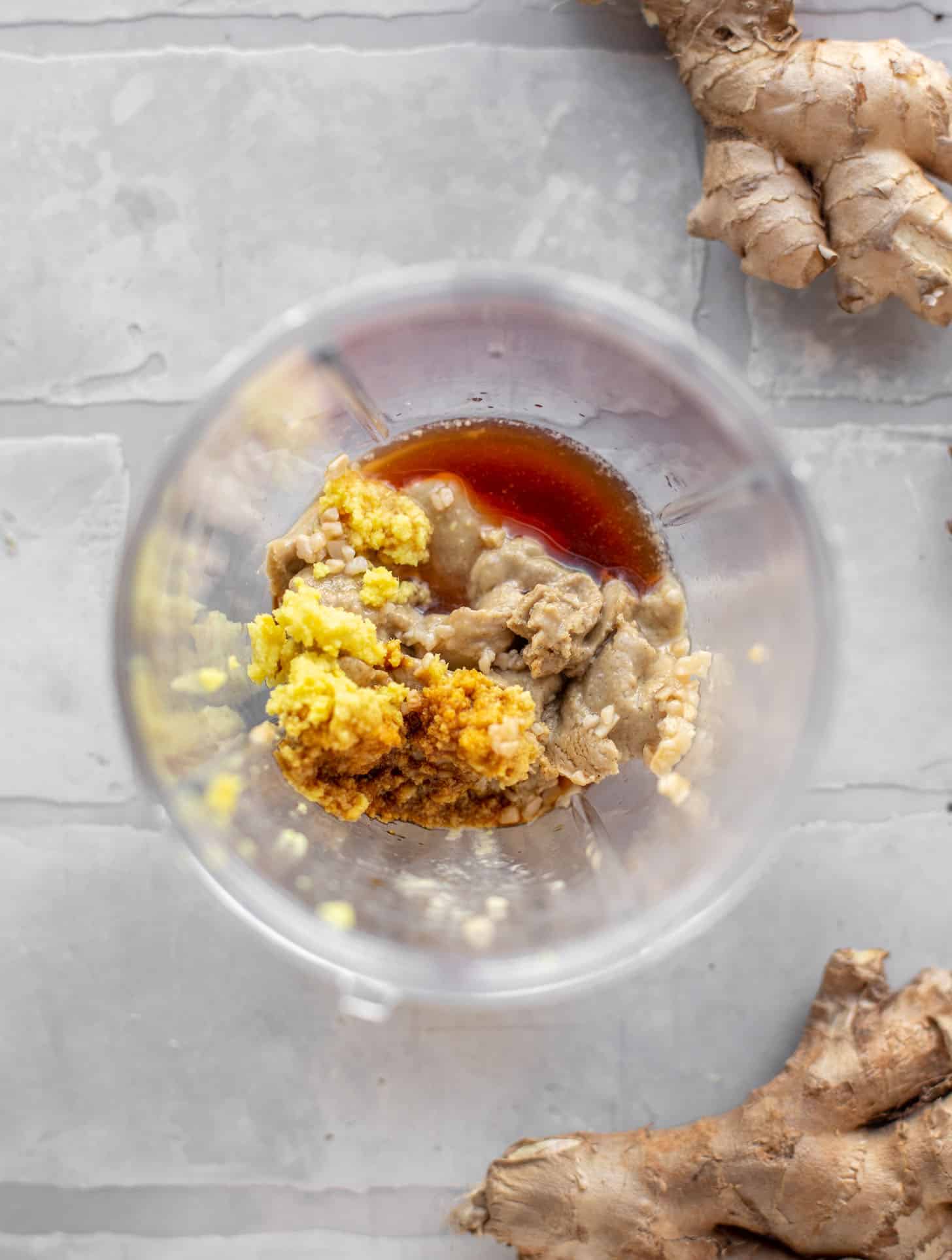 tahini ginger dressing ingredients