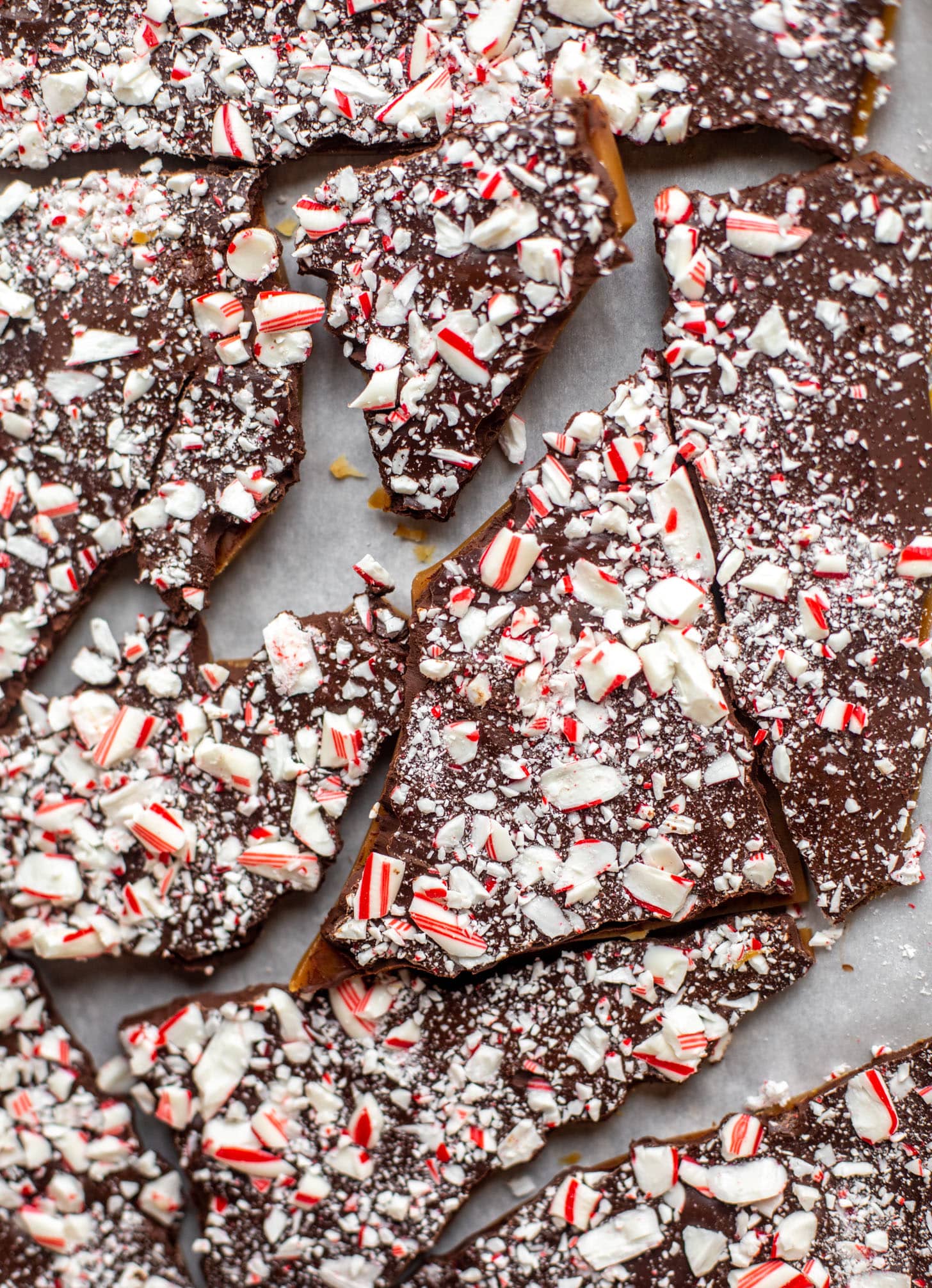broken candy cane buttercrunch