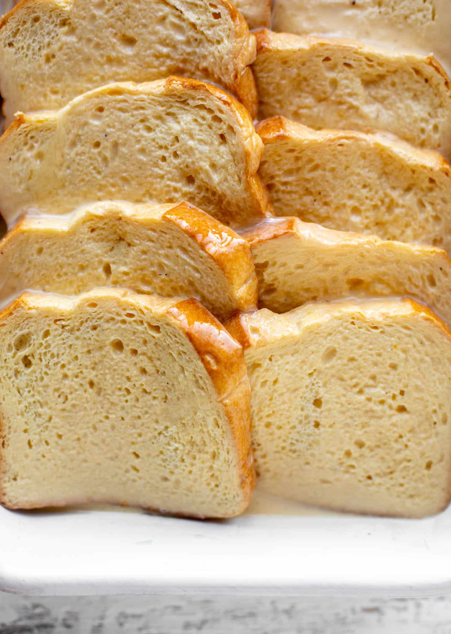 eggnog creme brulee french toast with bourbon whipped cream