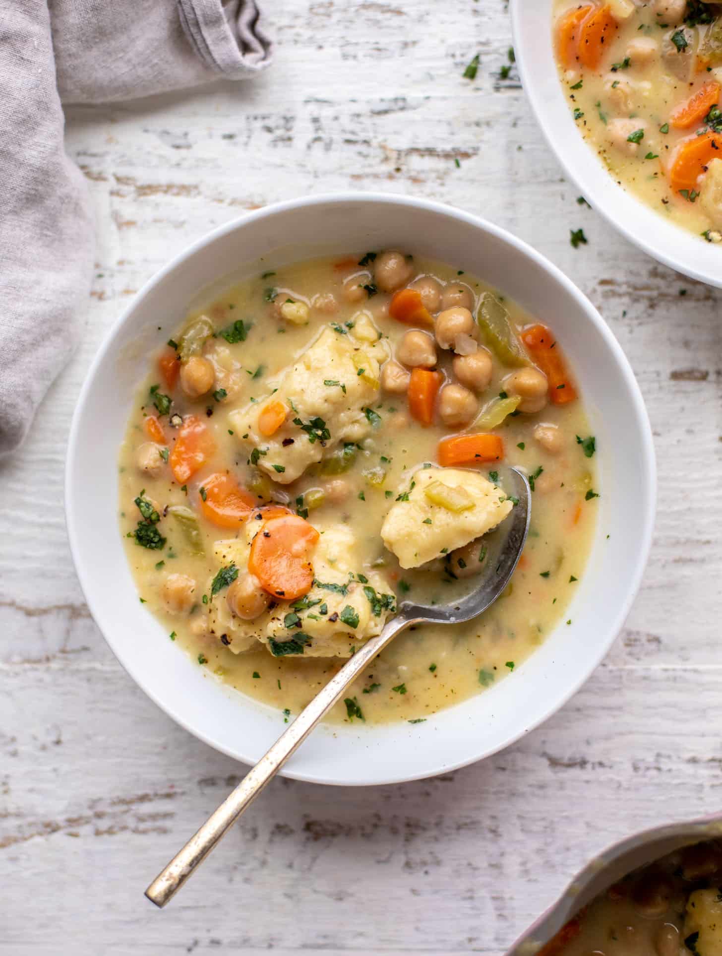 chickpeas and dumplings