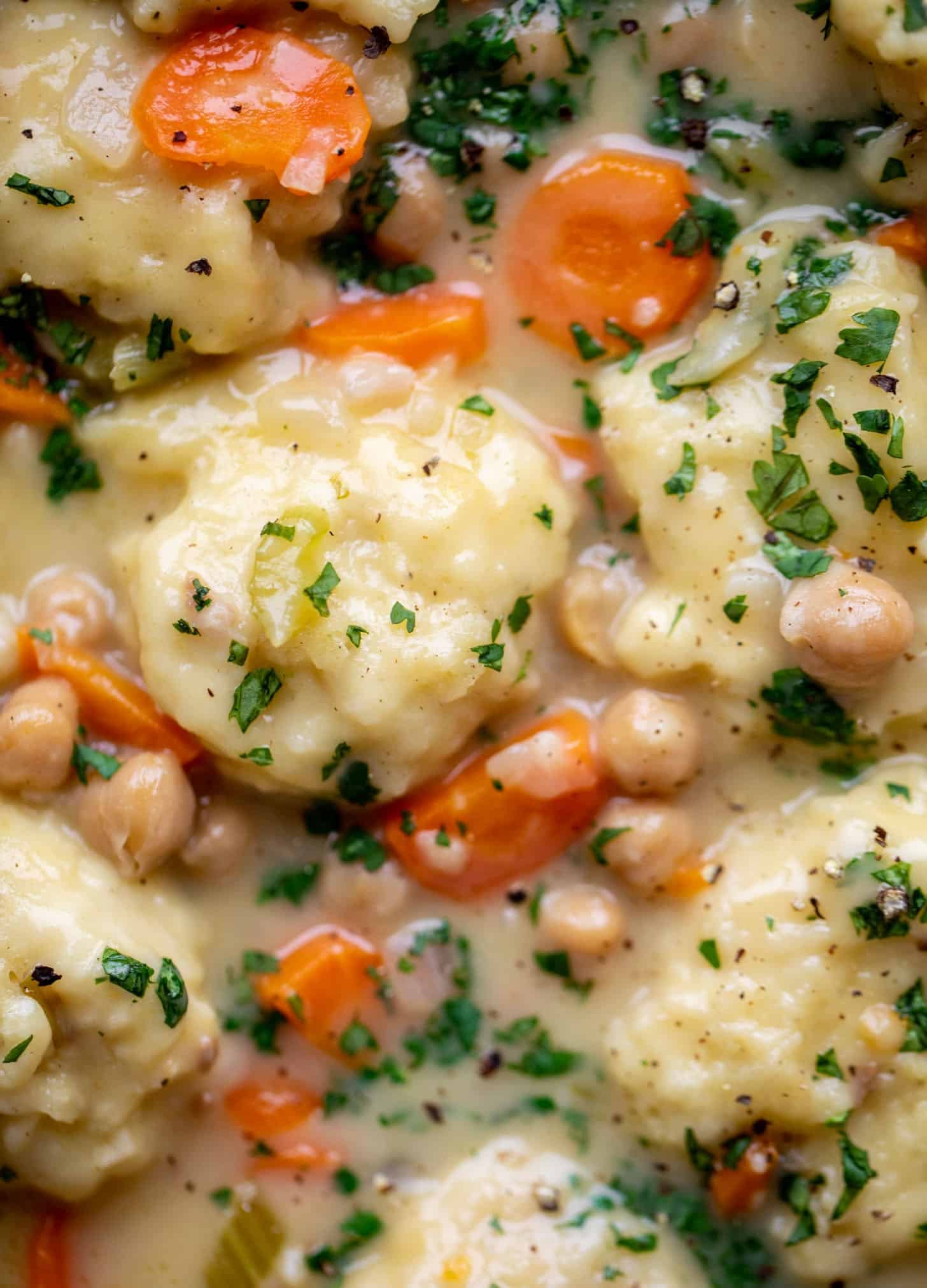 chickpeas and dumplings