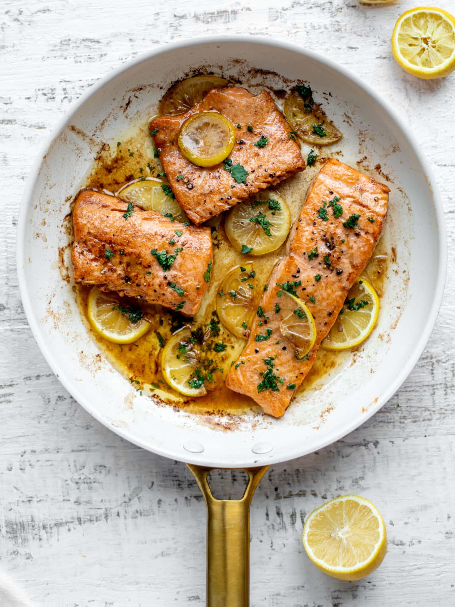 lemon brown butter salmon
