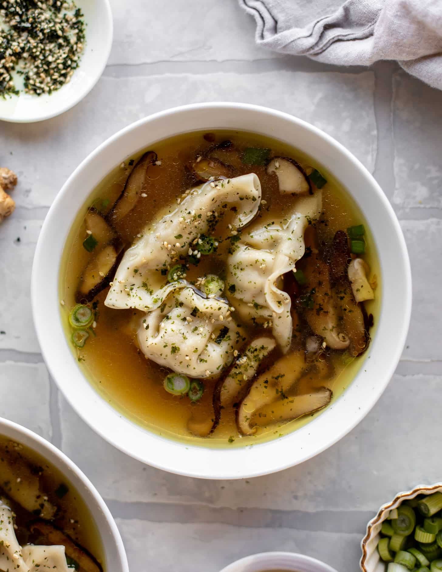 super easy potsticker soup