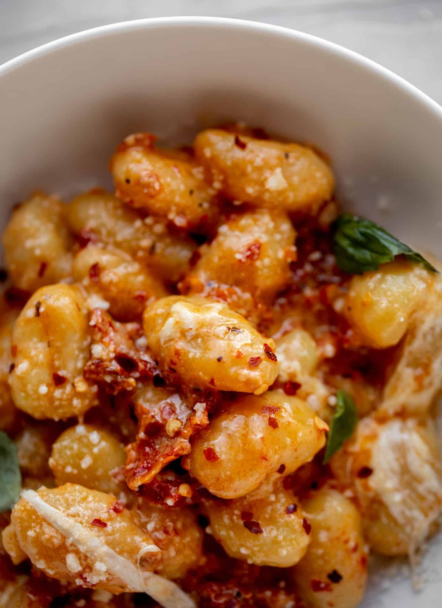 saucy sun dried tomato gnocchi